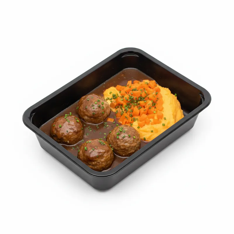 Luikse balletjes met wortelstoemp