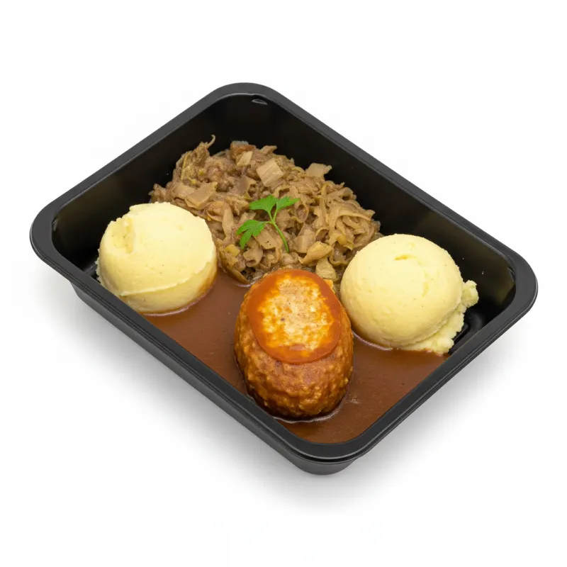 Gehaktbrood, witloof & puree