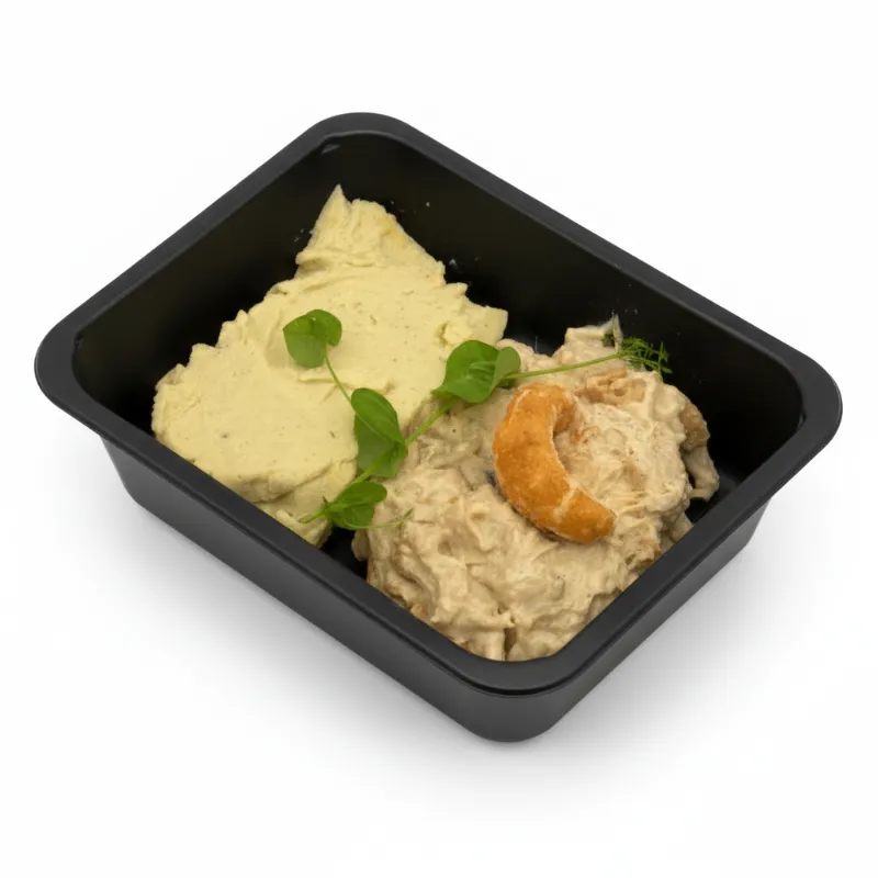 Vol au vent met puree & videe