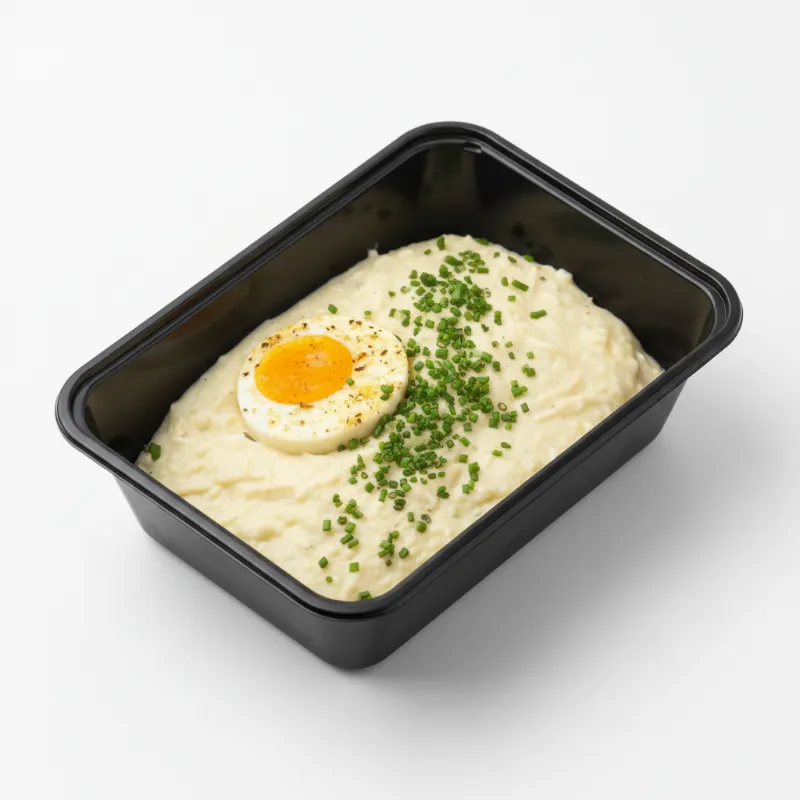 Karnemelkstampers met kaas & eitje