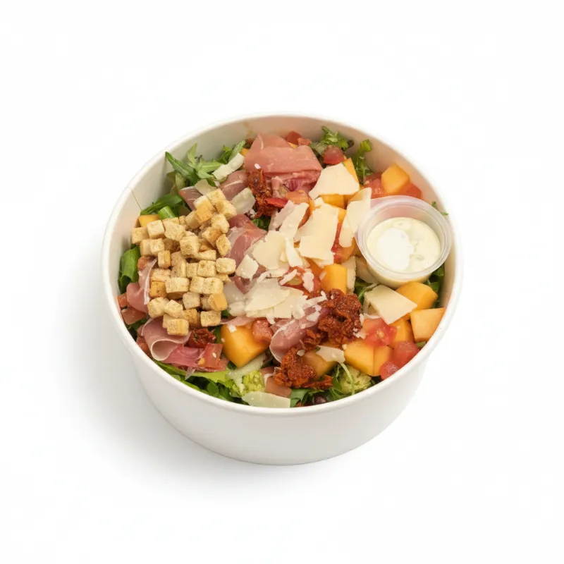 Salade Italiano met meloen & mozzarella