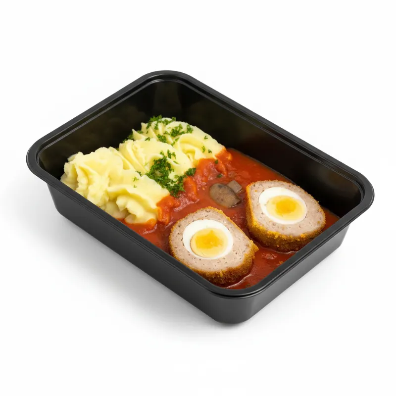 Vogelnestje met puree