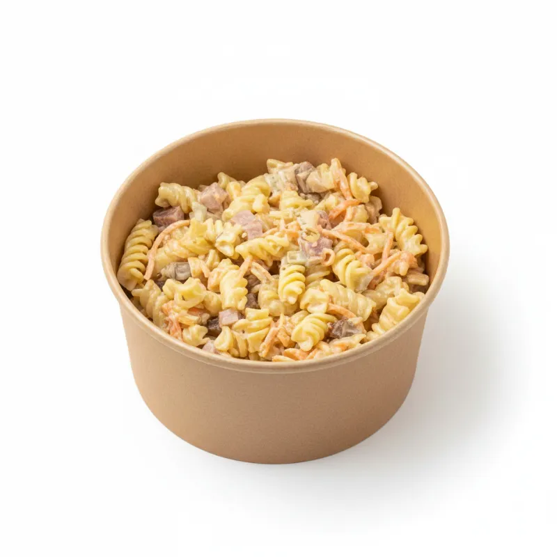 Pastasalade met breydelham