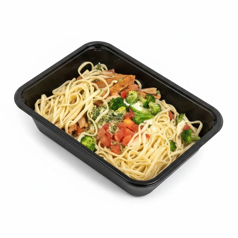 Pasta alfredo met kippenreepjes