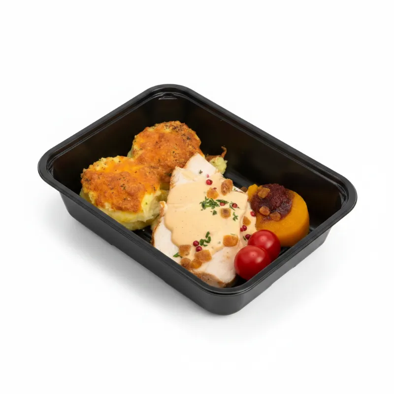 Kalkoenfilet met roze pepersaus