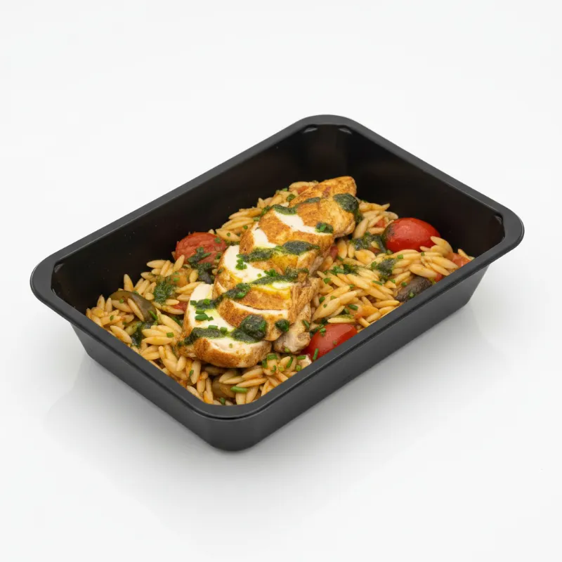 Kipfilet zuiders groentjes & Griekse pasta