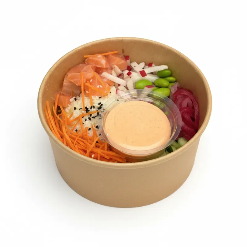 Poké bowl met zalm